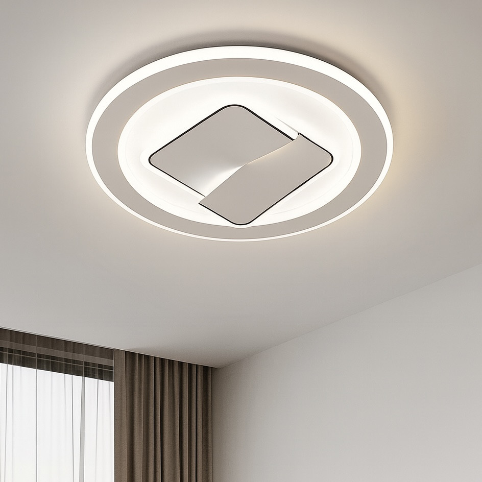 Люстра стельова Led до 15м² світлодіодна кругла (4349-40), фото 1