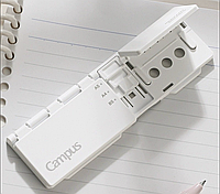 Портативный мини дырокол KOKUYO Campus с 8 отверстиями для форматов A5/B5/A4