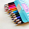 Олівці кольорові Bertand трикутні 12 кольорів, фото 2