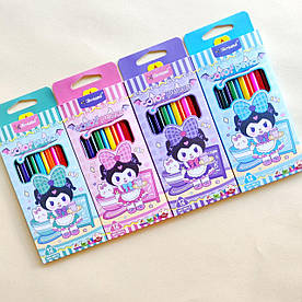 Олівці кольорові Bertand трикутні 12 кольорів