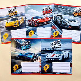 Зошит шкільний в косу лінію 12 аркушів Лідер, Без паніки