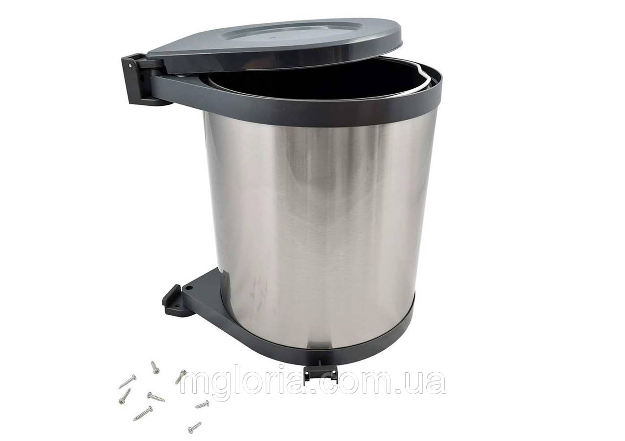 Відро для кухні висувне Movimento з автоматичною кришкою 15 л