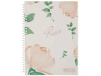 Тетрадь для заметок ARABESKI B5 80арк. клетка коралловый ТМ BUROMAX