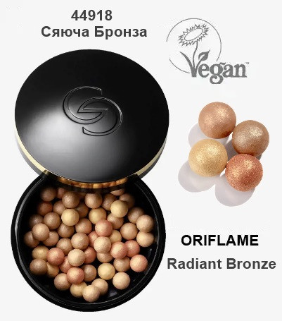 Рум'яна-бронзер у кульках Сяйна Бронза/Radiant Bronze, Gold Oriflame 22 г, фото 1