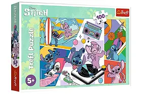 Пазли - 100 елементів-  16473 "Ліло і Стіч. Спогади" Trefl