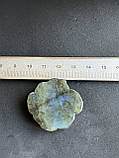 «Троянда» з лабрадору натурального каменю натуральний камінь лабрадор фігурка квітка троянда лабрадор.Індія, фото 8