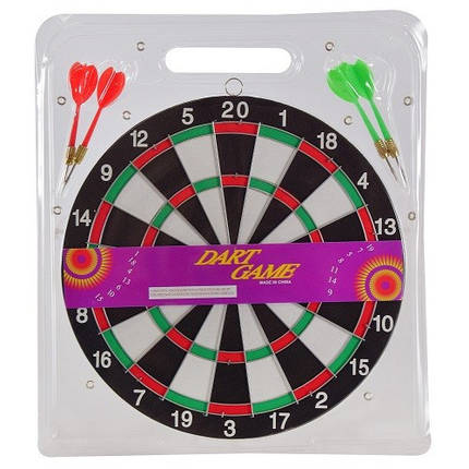 Дартс з дротиками 17 дюймів D1701 в слюді 43х1.2см, фото 1