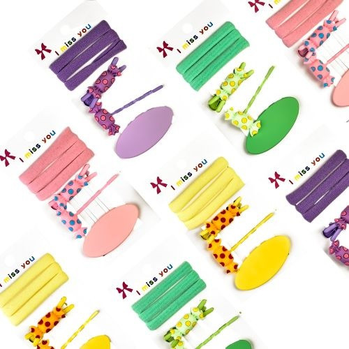 Аксесуари для волосся набір 3резинки 3шпильки WW02168 /12