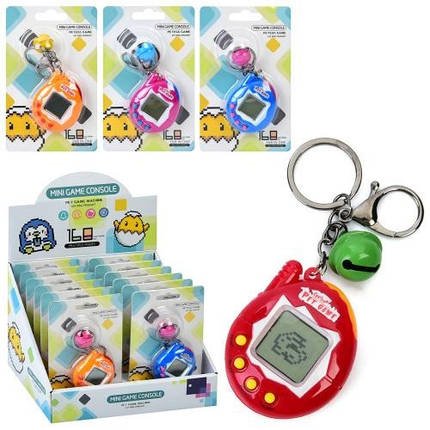 Гра Тамагочі LZ8811 6-5см звук ч/б екран брелок дзвіночок на бат.(табл) р.21.5х16х17см, фото 1