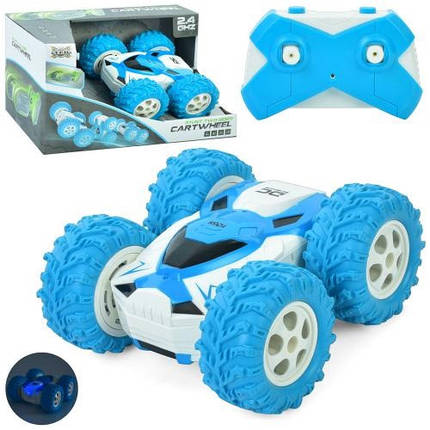 Трюкова машина на радіокерув YED1902A 2 4G 15 5см 1:18 гумові колеса(надувні), фото 1