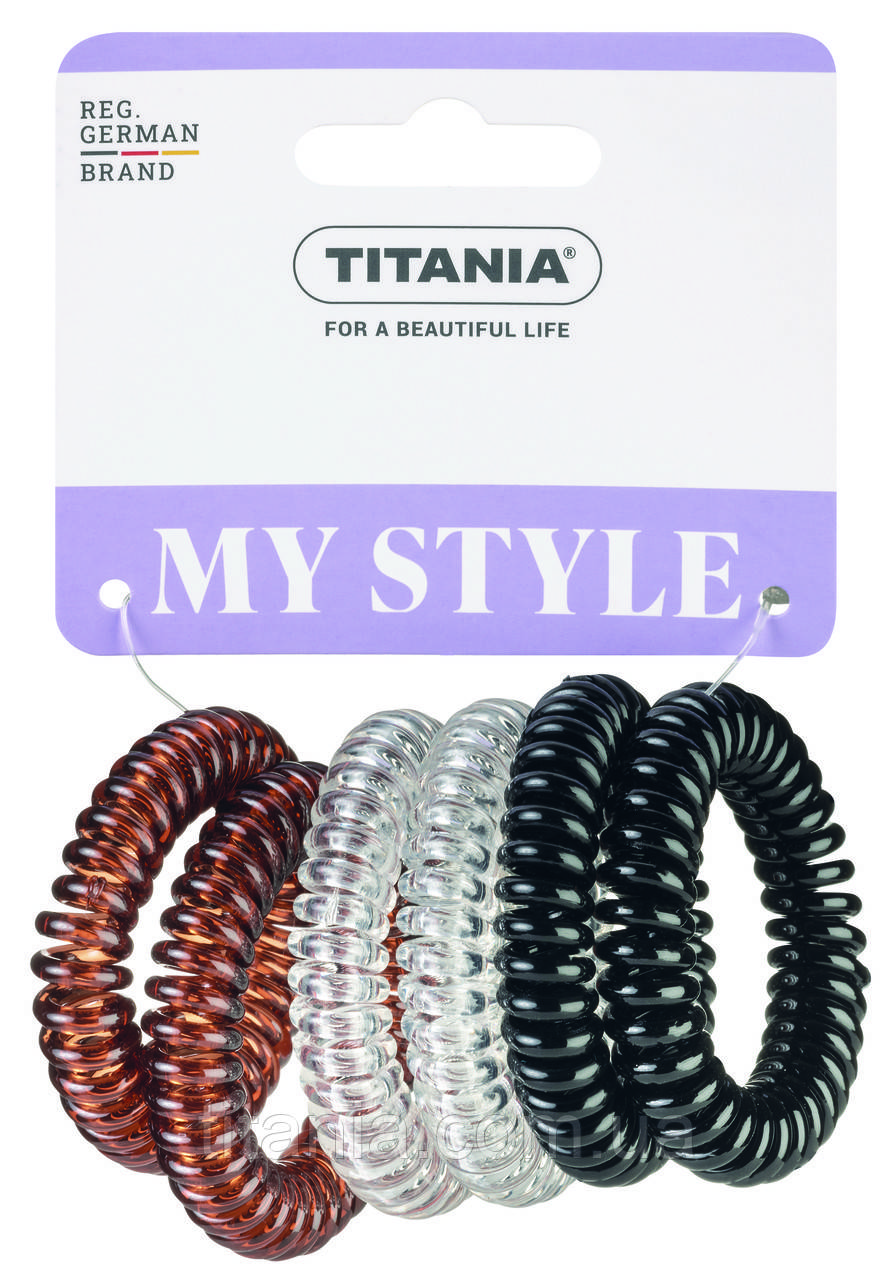 Набір гумок для волосся Антизип TITANIA 7921, фото 1