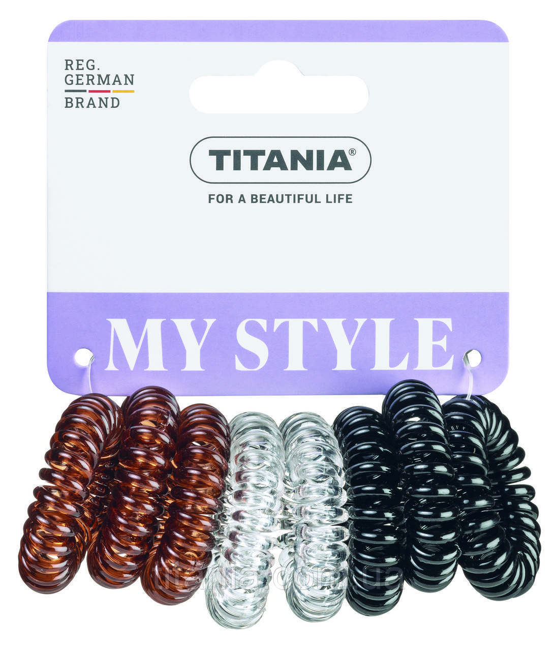 Набір гумок для волосся Anti Ziep 8 шт. TITANIA art.7920, фото 1