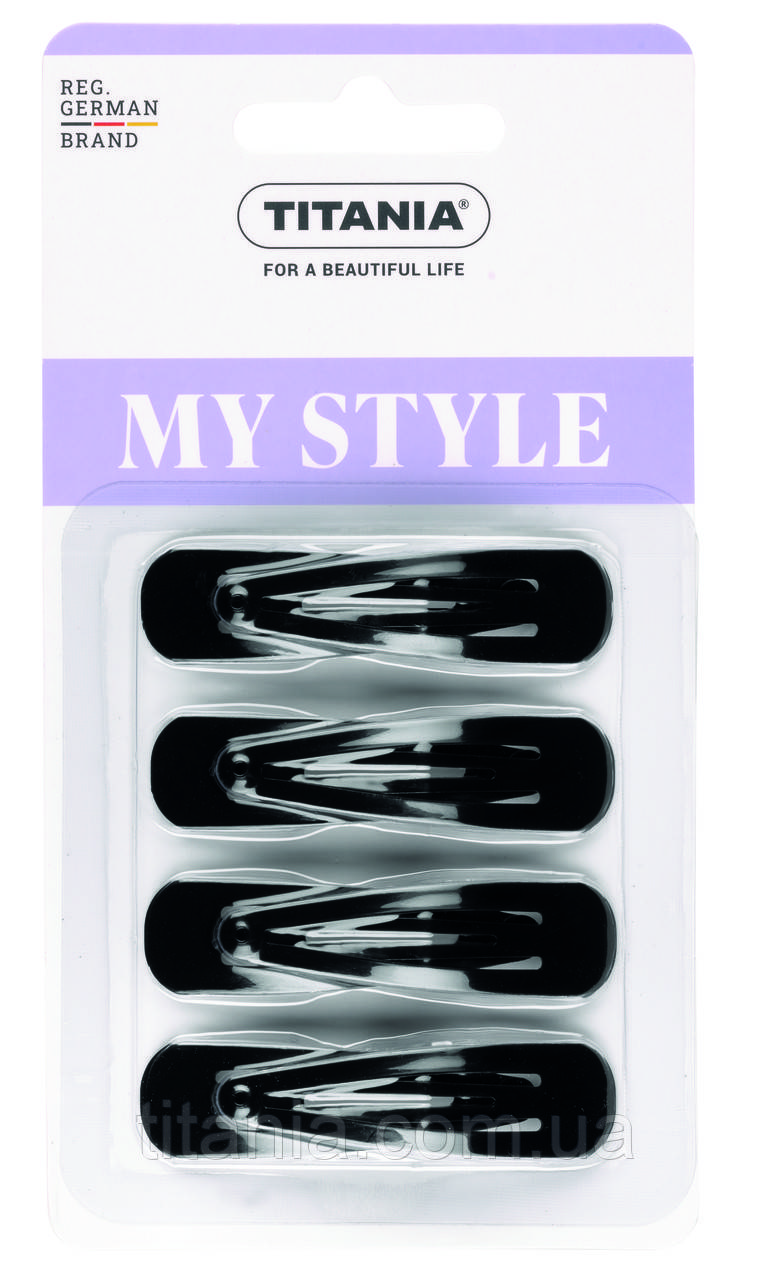 Набір затискачів для волосся клук TITANIA 7880, фото 1