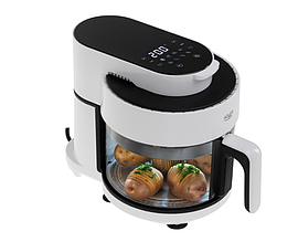 Аерофритюрниця Adler AD 6316 зі скляною чашею об'ємом 3 л