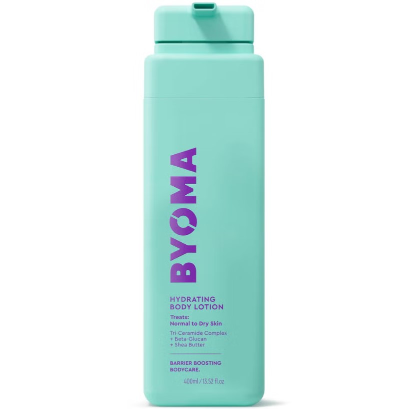 BYOMA Hydrating Body Lotion лосьйон для тіла з комплексом трицерамідів, бета-глюканом і маслом ши для зволоження, 400 мл, фото 1