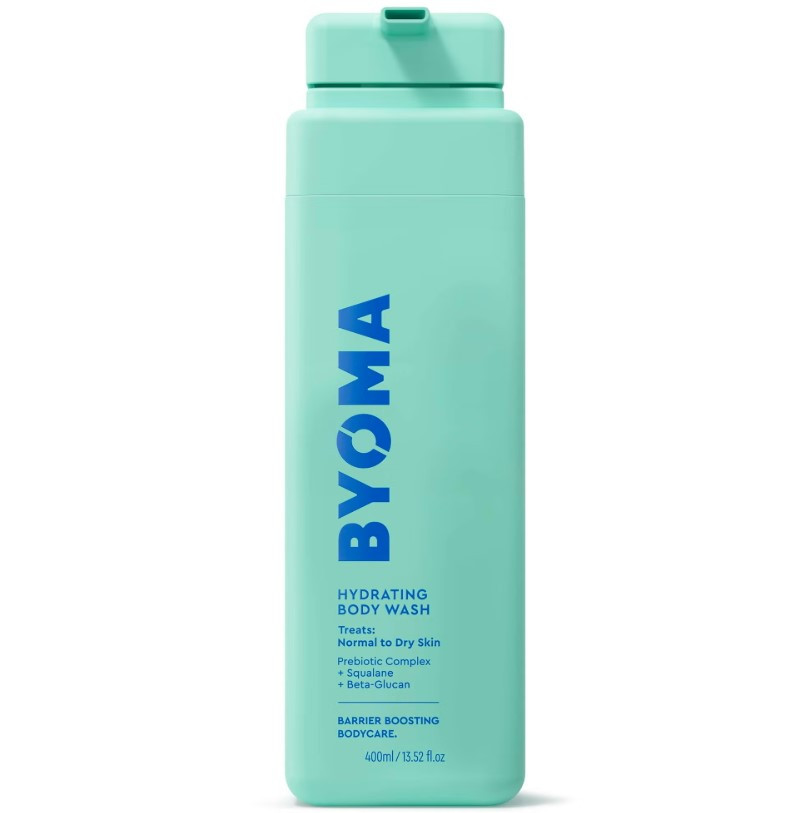 BYOMA Hydrating Body Wash гель для душу з пребіотичним комплексом, бета-глюканом і скваланом для зволоження шкіри, 500 мл, фото 1