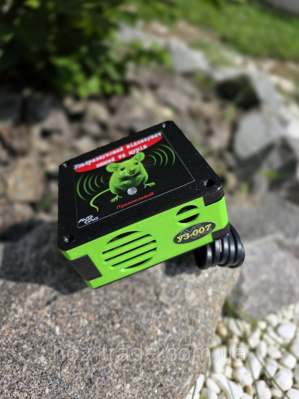 Ультразвуковий відлякувач щурів і мишей УЗ-007 для великих складських приміщень до 800м2, фото 1
