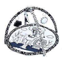 Розвиваючий килимок для немовляти ZL2307-2308 з дугами та іграшками