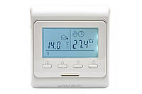 Програмований терморегулятор In-therm E51. Для теплої підлоги. Білий
