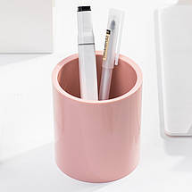 Пiдставка офісна для ручок Deli NS023 Nusign, мікс, 1 вiдділення, пластик 83*95мм, Настільна підставка, фото 3