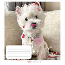 Зошит 12_арк. клітинка "Поліграфіст" / Пухнастий друг, фото 3