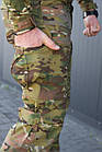 🔥 Тактичні штани "KS Military - GEN II" (Multicam) мультик, нацгвардії, все, мілітарі, бойові, карго, фото 3