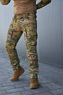 🔥 Тактичні штани "KS Military - GEN II" (Multicam) мультик, нацгвардії, все, мілітарі, бойові, карго, фото 7