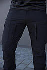 🔥 Тактичні штани "KS Military - GEN II" (Чорні) поліцейські, нацгвардії, мілітарі, нац поліції, карго, фото 2