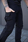 🔥 Тактичні штани "KS Military - GEN II" (Чорні) поліцейські, нацгвардії, мілітарі, нац поліції, карго, фото 4