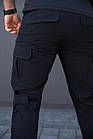 🔥 Тактичні штани "KS Military - GEN II" (Чорні) поліцейські, нацгвардії, мілітарі, нац поліції, карго, фото 8