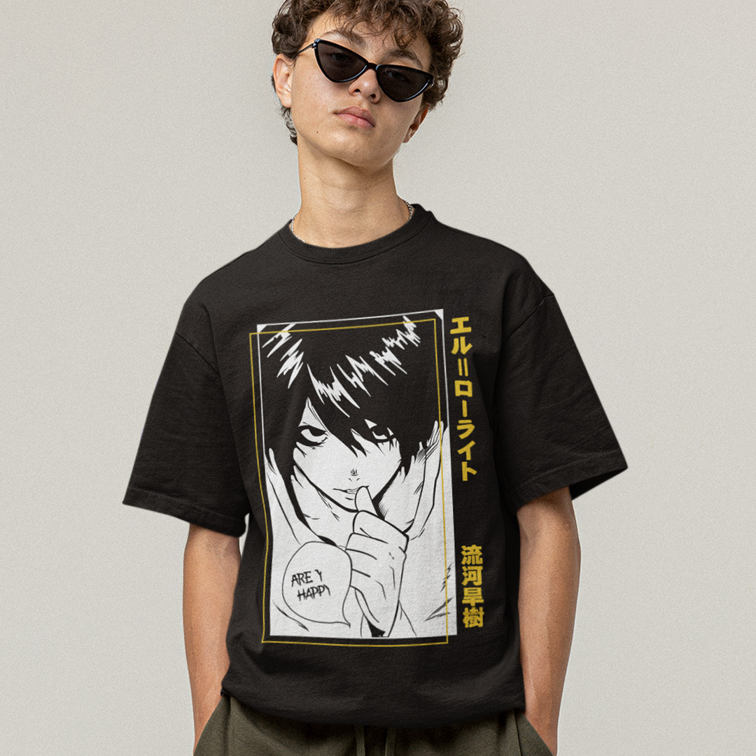 Футболка унісекс Death Note - Are You Happy, фото 1