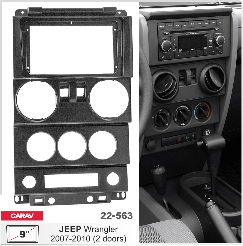 Перехідна рамка Carav Jeep Wrangler (22-563), фото 1