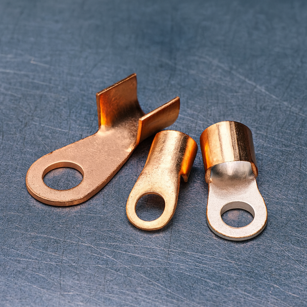 Клема (наконечник) мідна луджена 200А для кабелів, захист від корозії, електромонтаж, фото 1