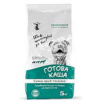 Готовая каша с мясом для взрослых собак 5кг Лапа Шеф