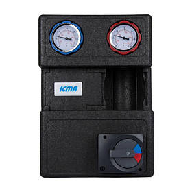 Насосна група Icma №R001 1 1/2"x1" підключення праворуч, без насоса 93R001AFD53SC