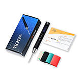 Miniware TS21, C210, OLED, USB-C, PD – прецизійний паяльник 100 Вт для точної пайки, розумний портативний інструмент з підтримкою, фото 2