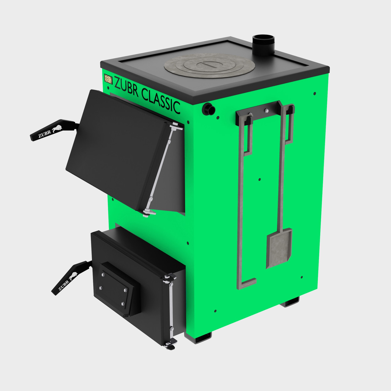 Твердопаливний котел Zubr Classic Termo плита 12 кВт, фото 1