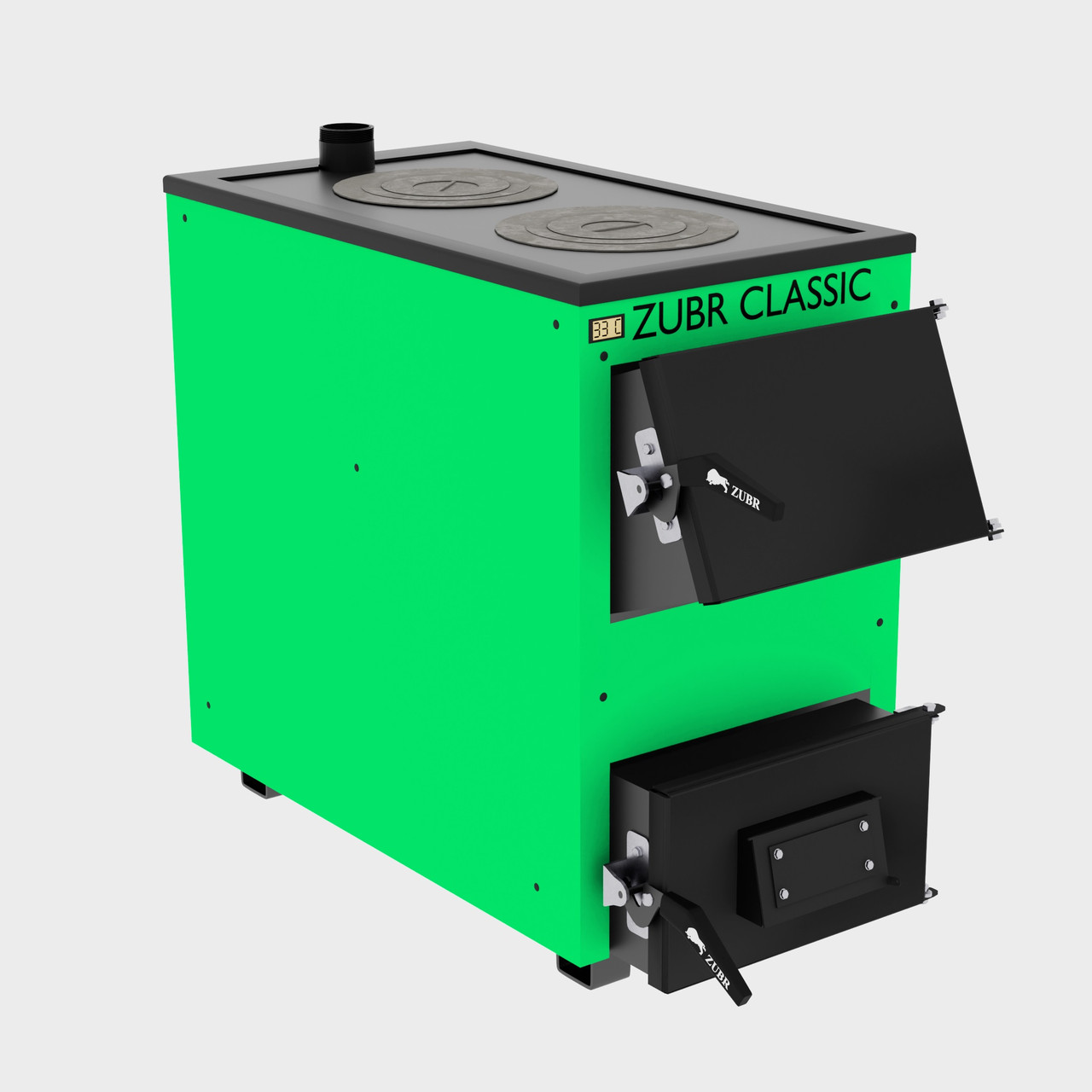 Твердопаливний котел Zubr Classic Termo плита 20 кВт, фото 1