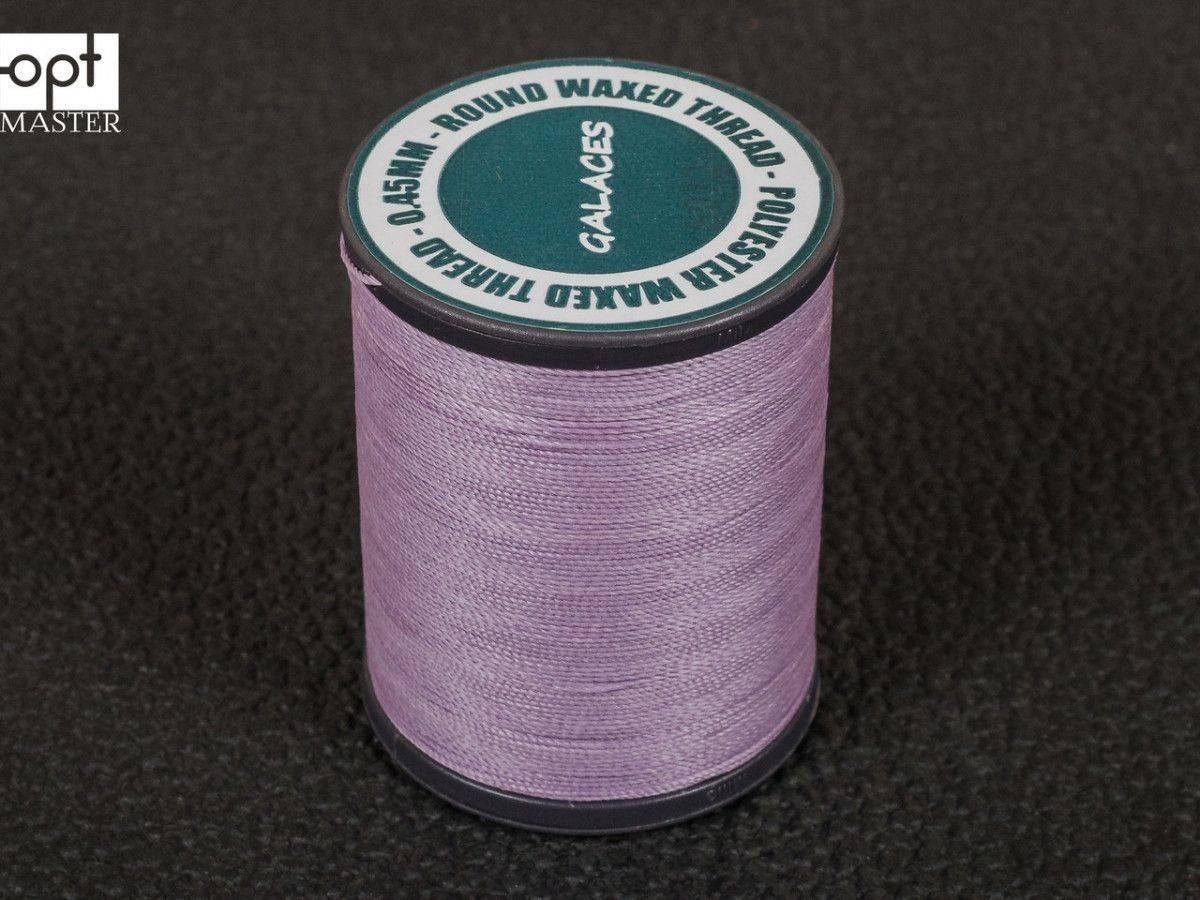 Galaces 0.45 мм бузкова (M172) нитка кругла вощена по шкірі, фото 1
