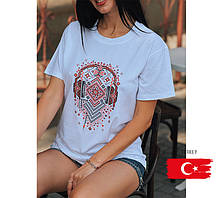 Жіноча футболка з бавовни"Identity" | Норма і батал