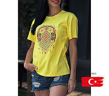 Жіноча футболка з бавовни"Identity" | Батал