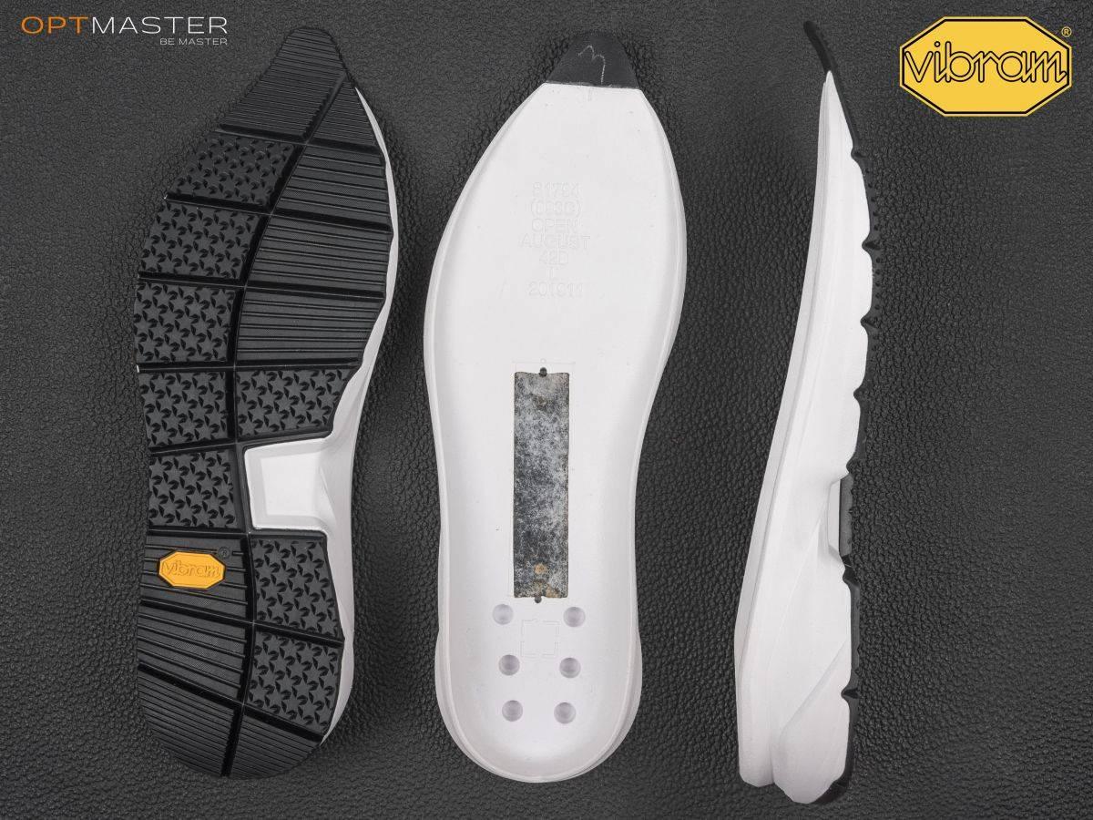 AUGUST (893CS), кол. белый с чёрным (S9) підошва Vibram, фото 1