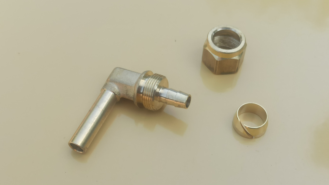 Фітинг ГБО 8-мм кутовий