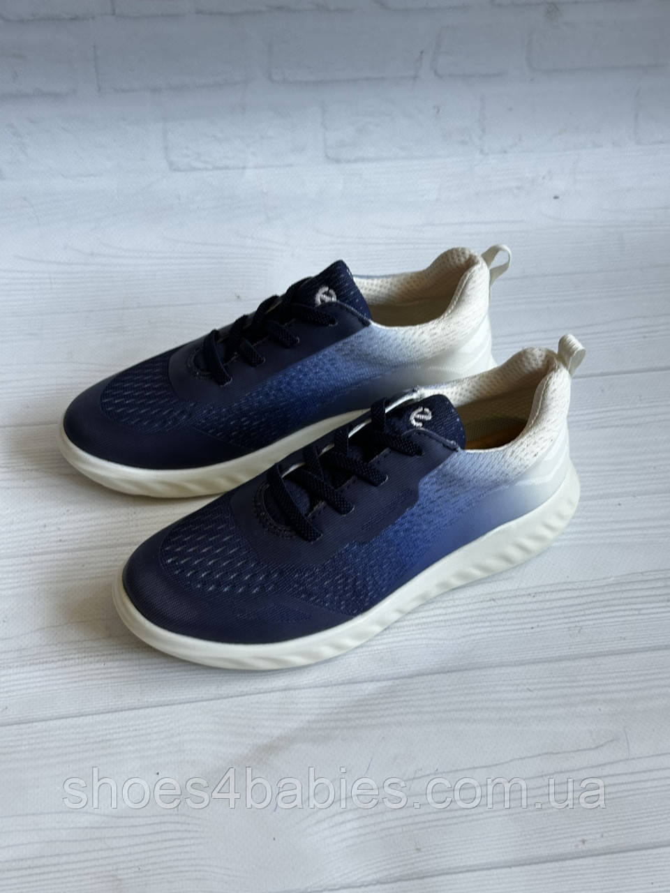 Дитячі кросівки дихаючі р. 31 - 21см, Ecco, сині