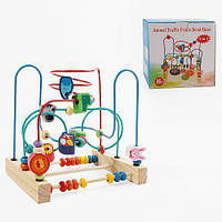 Пальчиковий лабіринт F 43615 (24) дерев'яний, у коробці.
