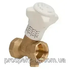 Клапан балансувальний ручний Giacomini R206B-1 Ду15 (1/2") ВВ статичний латунний, фото 1