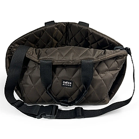 Сумка переноска - автогамак для собак до 5 кг Dogs Bomba 29x30x25 см шоколад