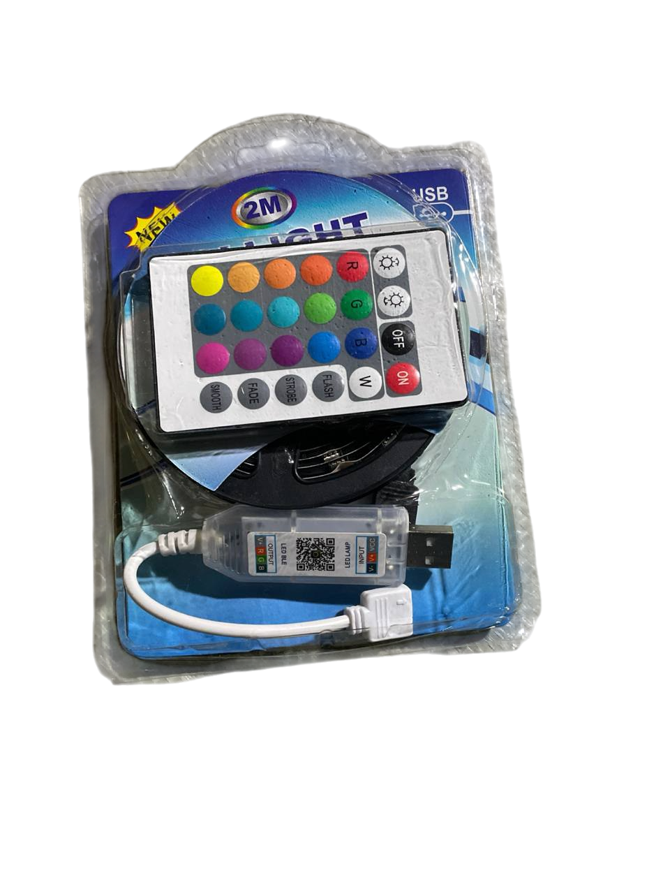 Світлодіодна стрічка для телевізора RGB LED 2 метри — з пультом керування Лучшая цена, фото 1