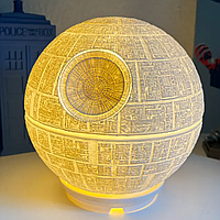 Лампа Зірка Смерті для IKEA FADO 17 см, нічник Star Wars декор