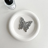 Тримач для телефону метелик попсокет у вигляды метелика сріблястий рожевий колір PopSocket, фото 4